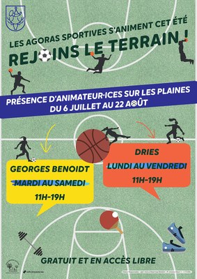 Les agoras sportives s'animent tout l'été !