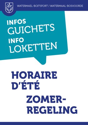 Horaire d'été - mardi 23/06 > lundi 31/08