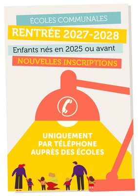 Inscriptions scolaires - rentrée 2027-2028